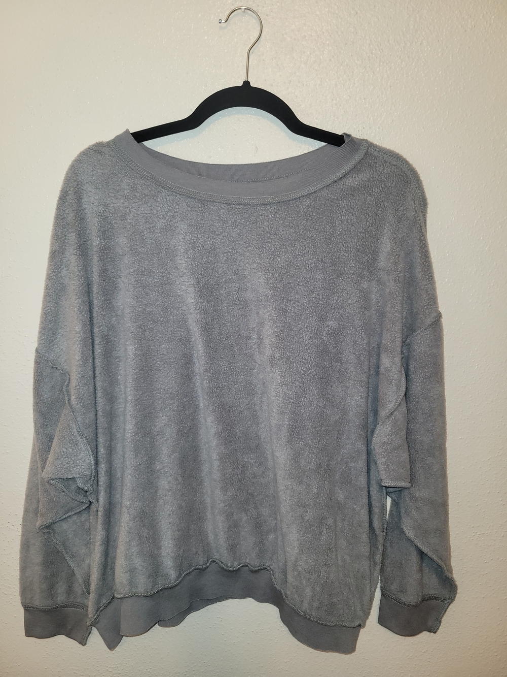 Free People Intimately Kelly Crewneck Sweatshirt Gray Women’s Size  XS